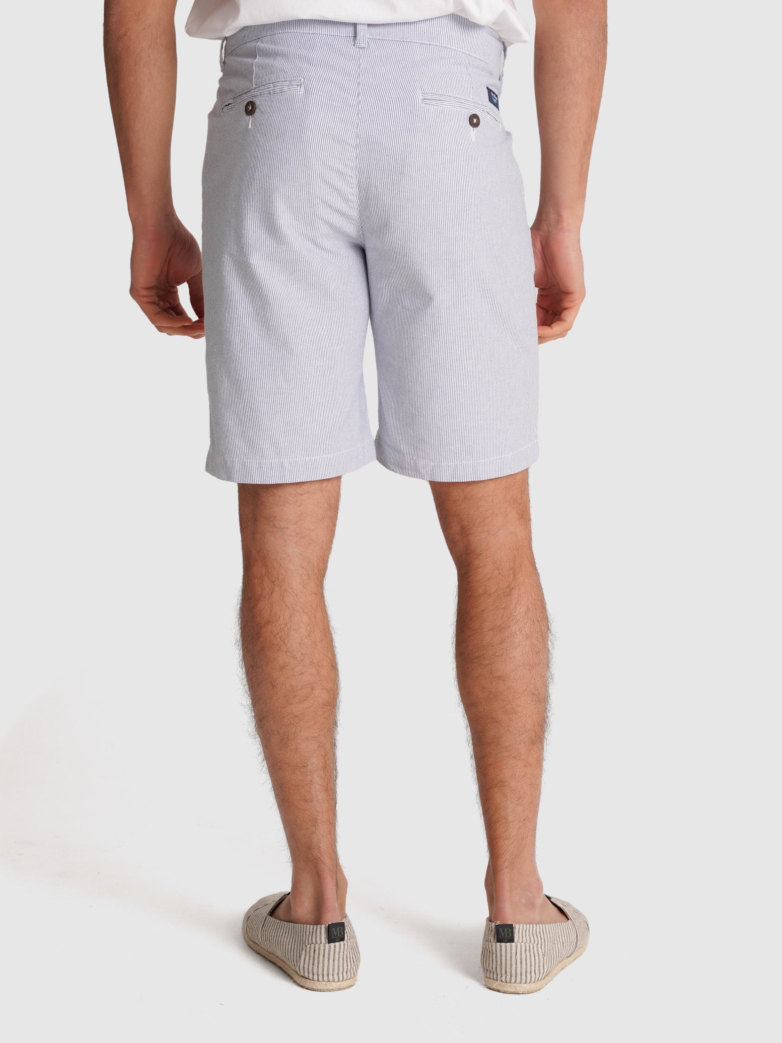 BERMUDA OXFORD AZUL REGULAR FIT MR. AZUL