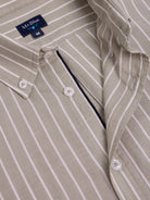 GREEN COTTON SHIRT LONG SLEEVE REGULAR FIT MR. BLUE