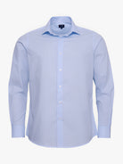 CAMISA ALGODÓN AZUL MANGA LARGA SLIM FIT MR. AZUL