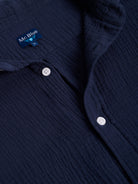 SEERSUCKER AZUL MANGA CORTA REGULAR FIT MR. AZUL