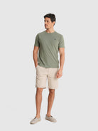 CAMISETA VERDE MANGA CORTA REGULAR FIT MR. AZUL
