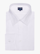 Camisa Oxford blanca de corte clásico Mr. Blue