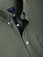 BLUE REGULAR FIT MR SHIRT. BLUE