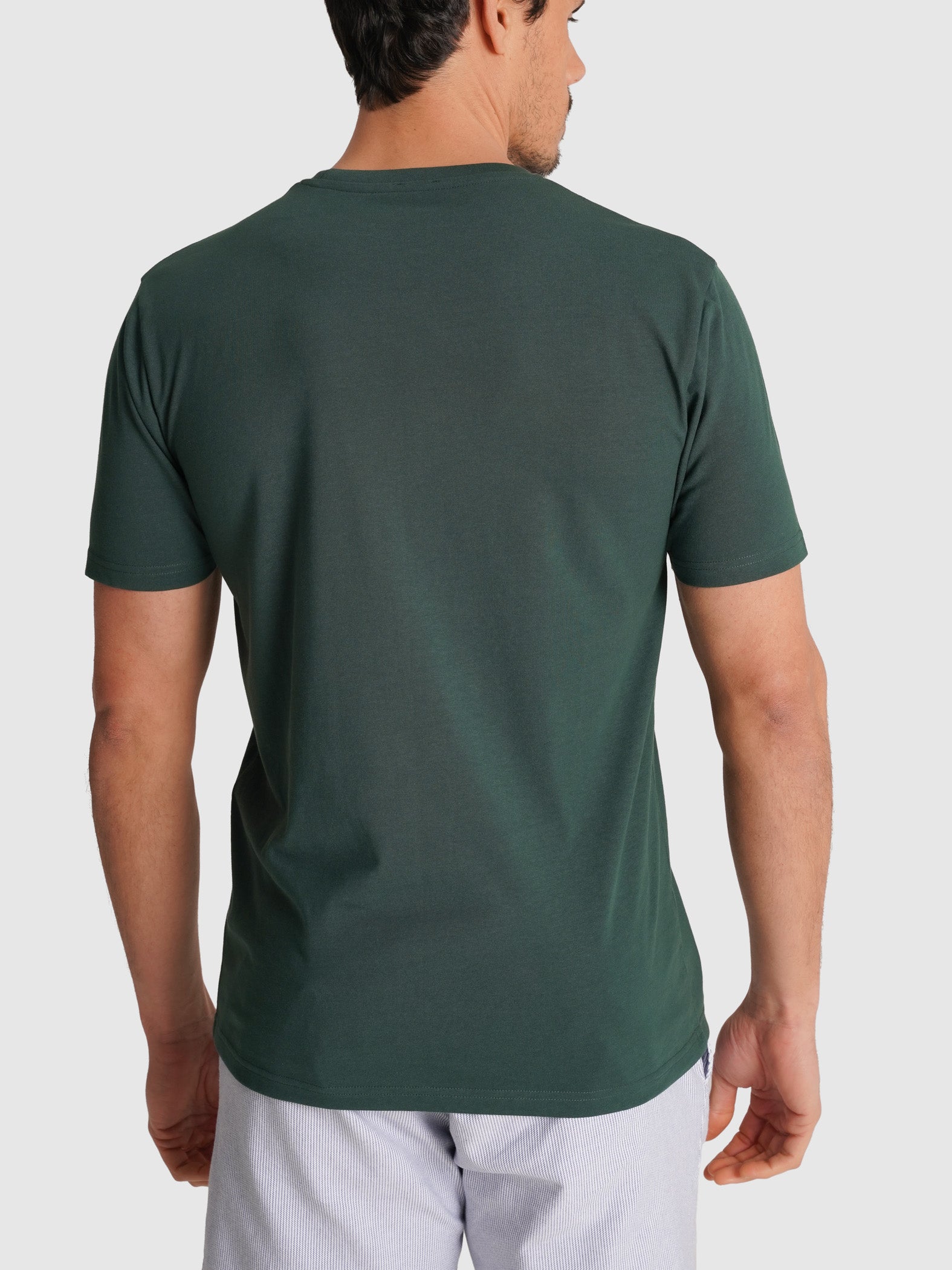 CAMISETA VERDE MANGA CORTA REGULAR FIT MR. AZUL