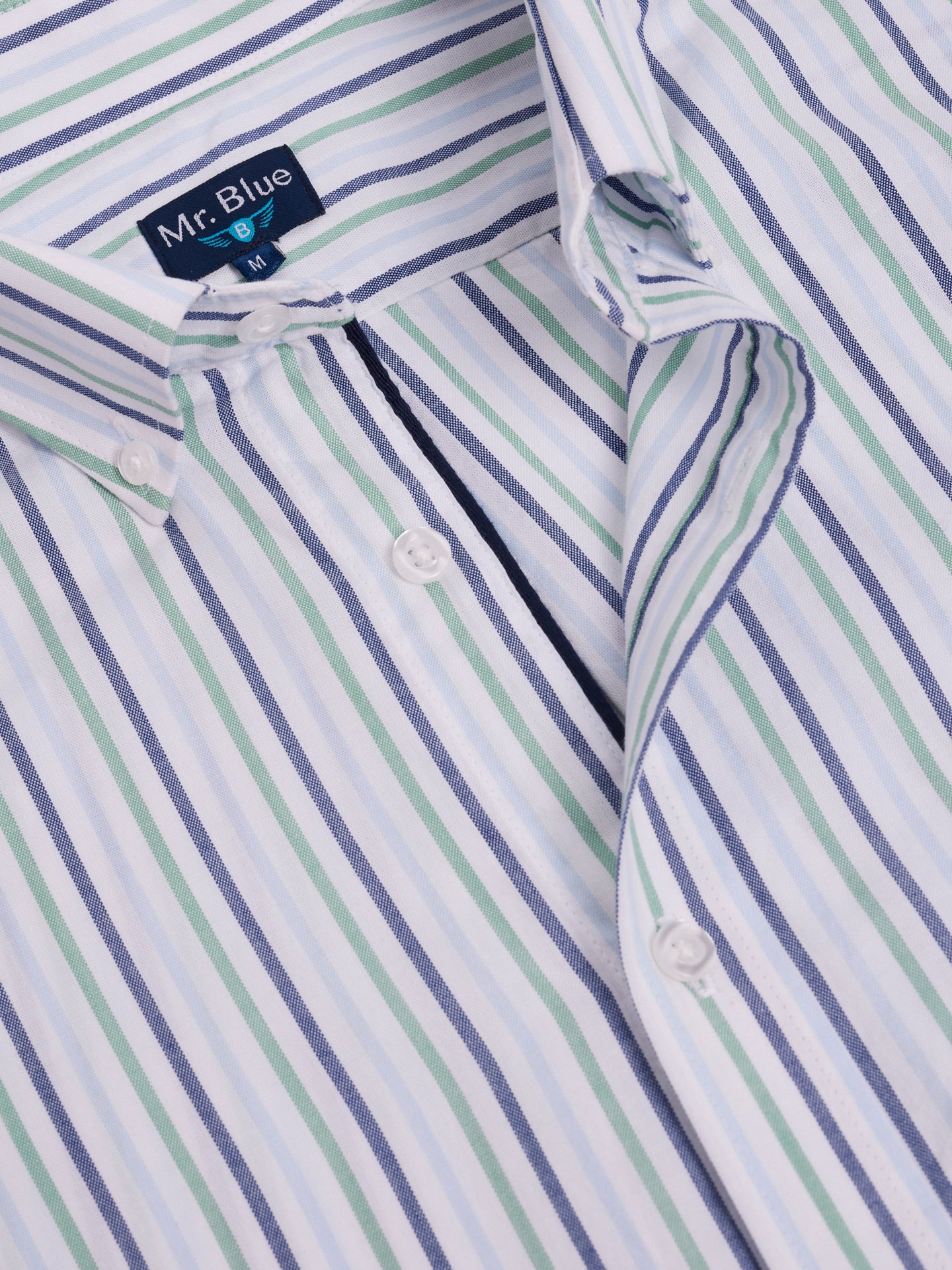 BLUE COTTON SHIRT LONG SLEEVE REGULAR FIT MR. BLUE
