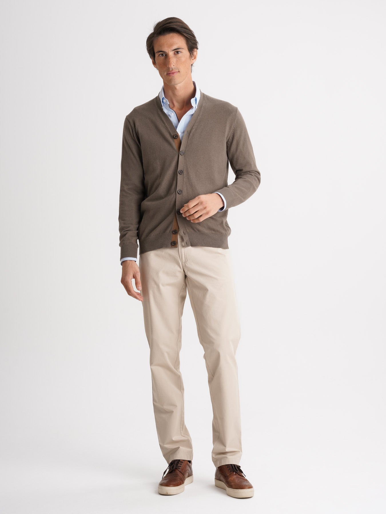 Mr. Blue Thin Green Cashmere Pullover