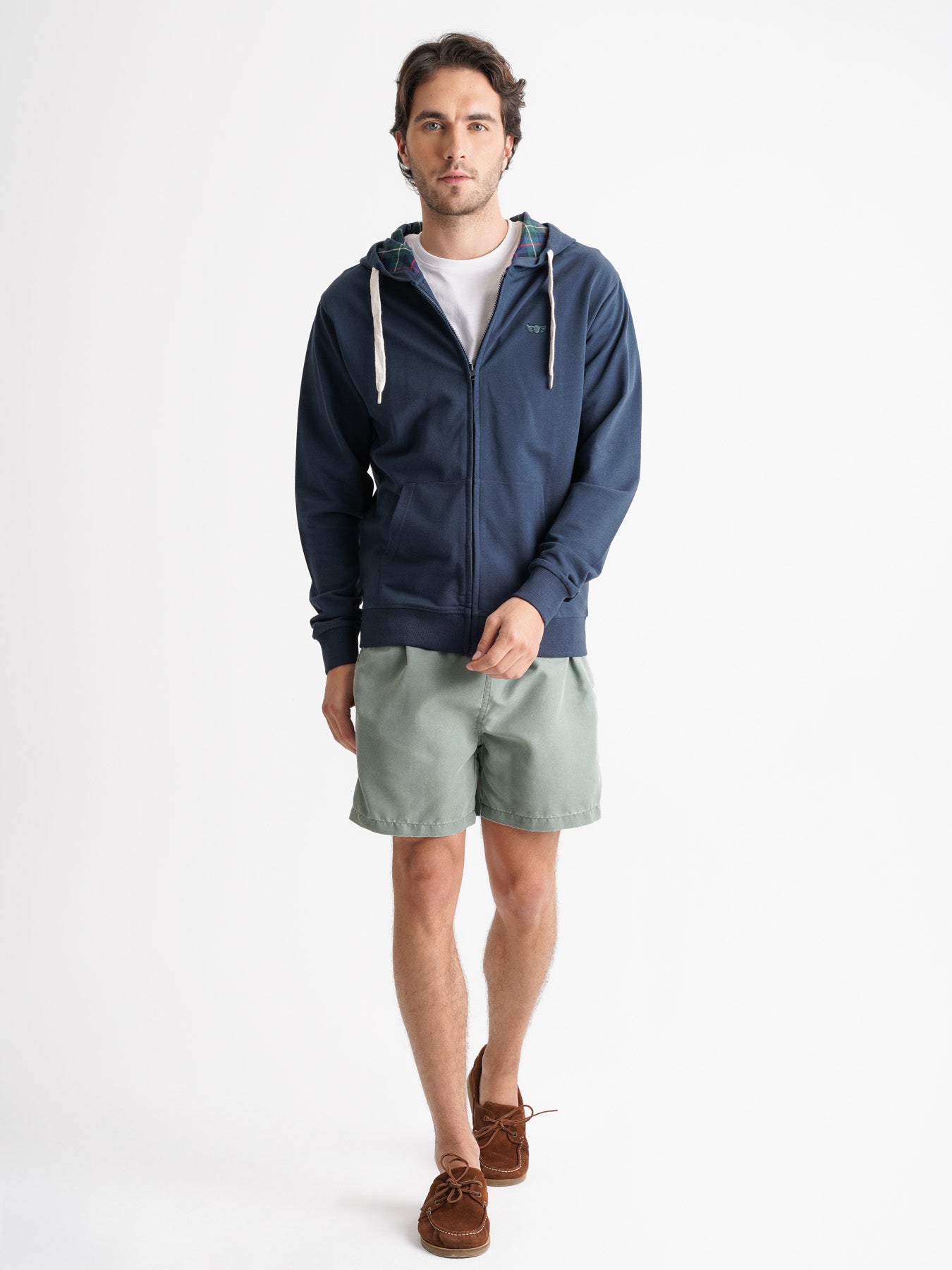 Hoodie Azul Com logo Mr. Blue