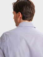 BLUE SLIM FIT MR SHIRT. BLUE