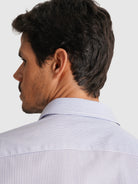 CAMISA OXFORD AZUL MANGA LARGA SLIM FIT MR. AZUL