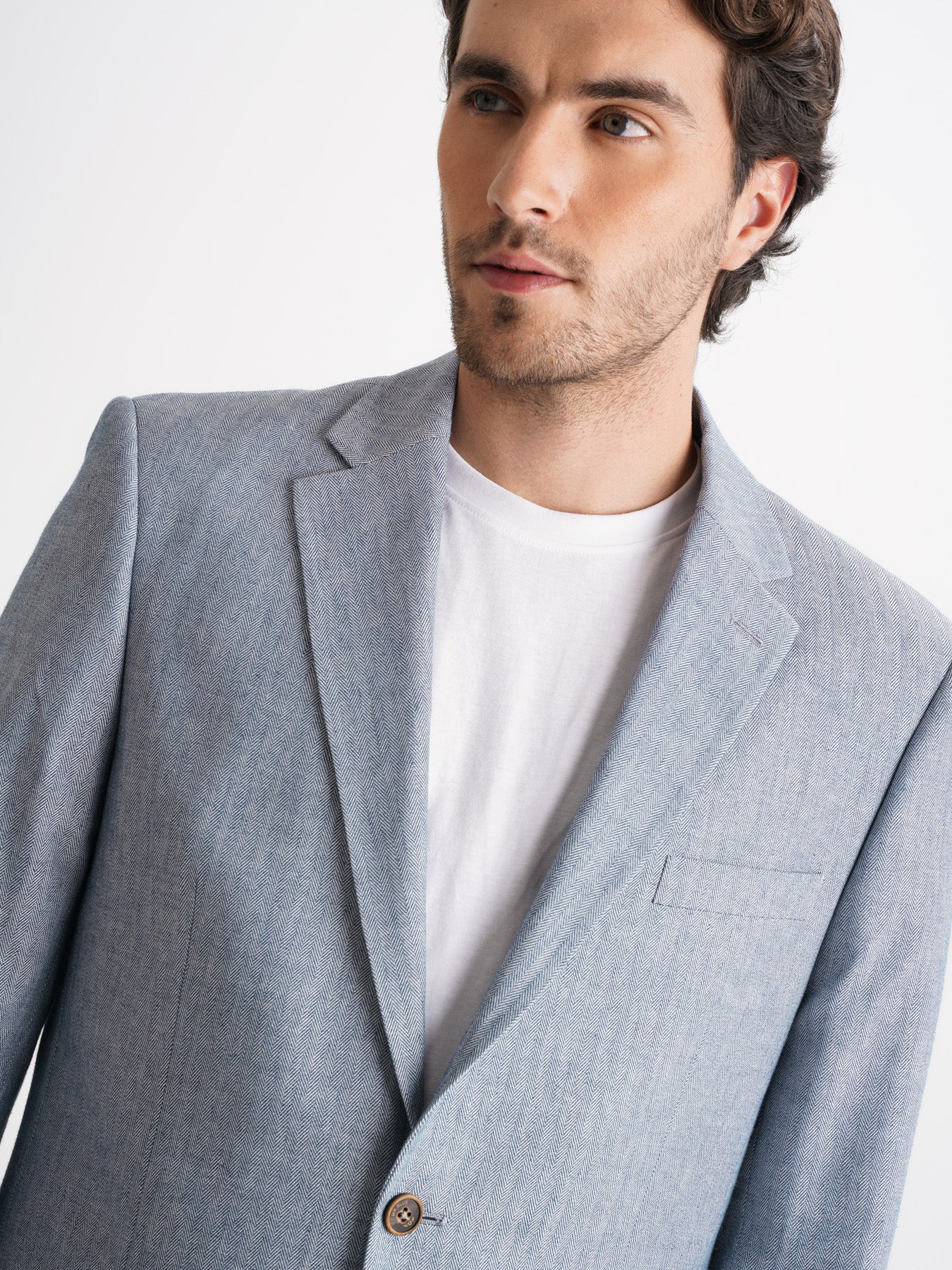 MANGA LARGA AZUL REGULAR FIT MR. AZUL