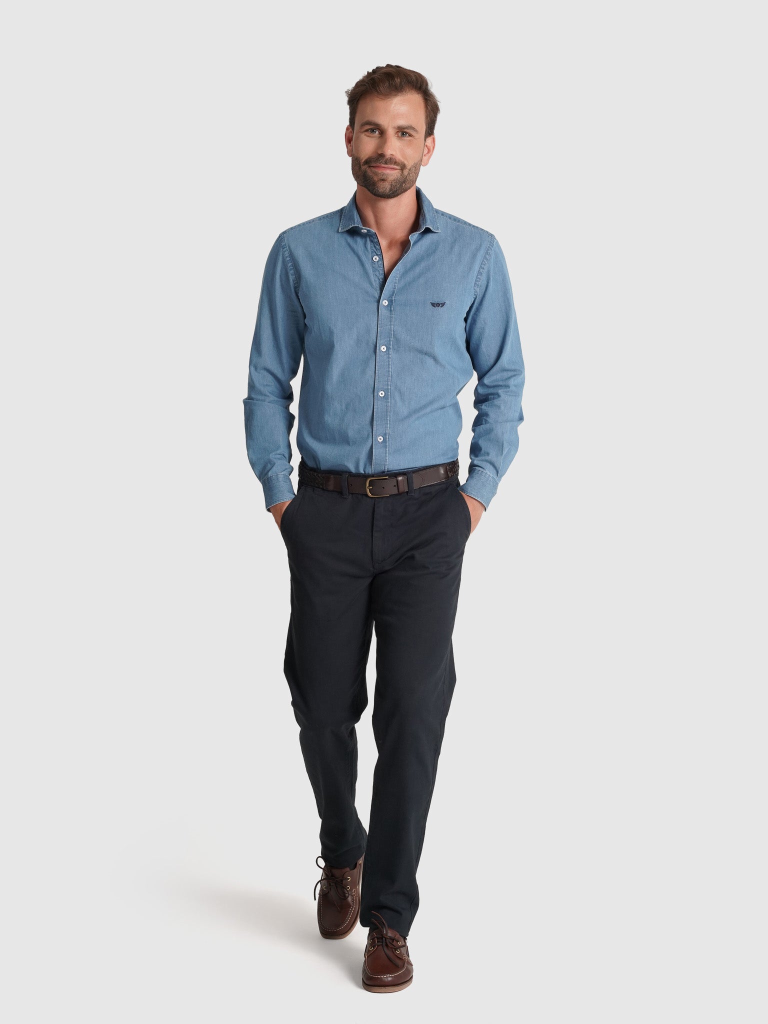 ALGODÓN AZUL REGULAR FIT MR. AZUL