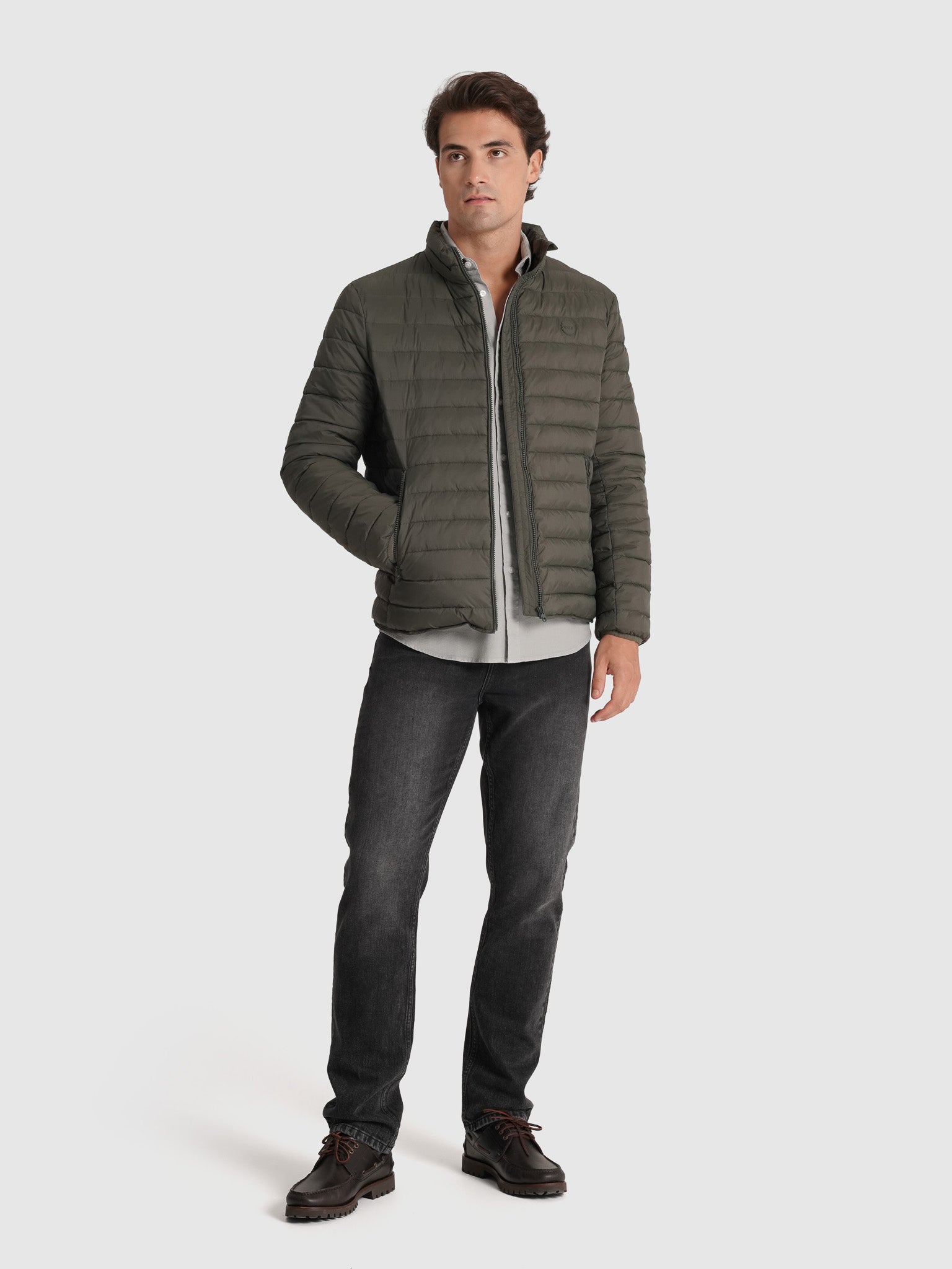 CHAQUETA VERDE REGULAR FIT MR. AZUL
