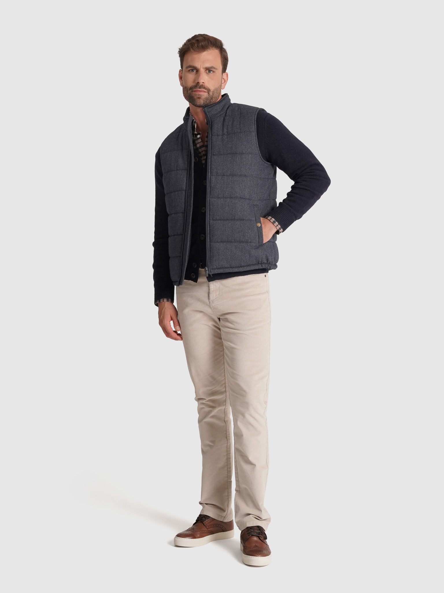 CHAQUETA AZUL REGULAR FIT MR. AZUL