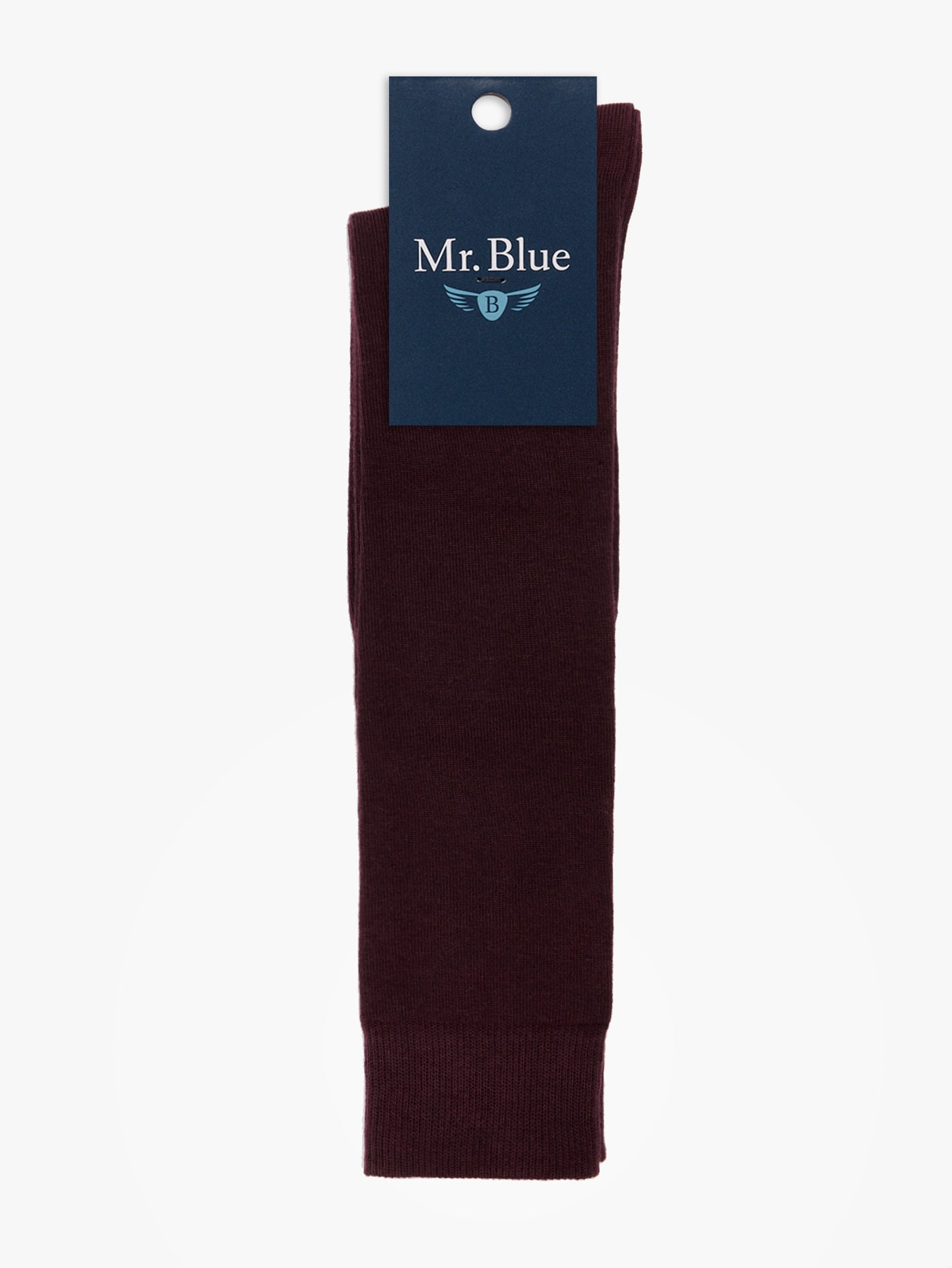 CALCETINES MR BURDEOS AZUL