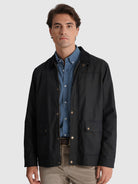 SOBRETUDO AZUL MANGA COMPRIDA REGULAR FIT MR. BLUE