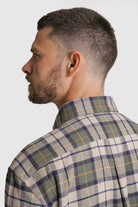 CAMISA FLANELA REGULAR FIT AZUL AO QUADRADO MR. BLUE