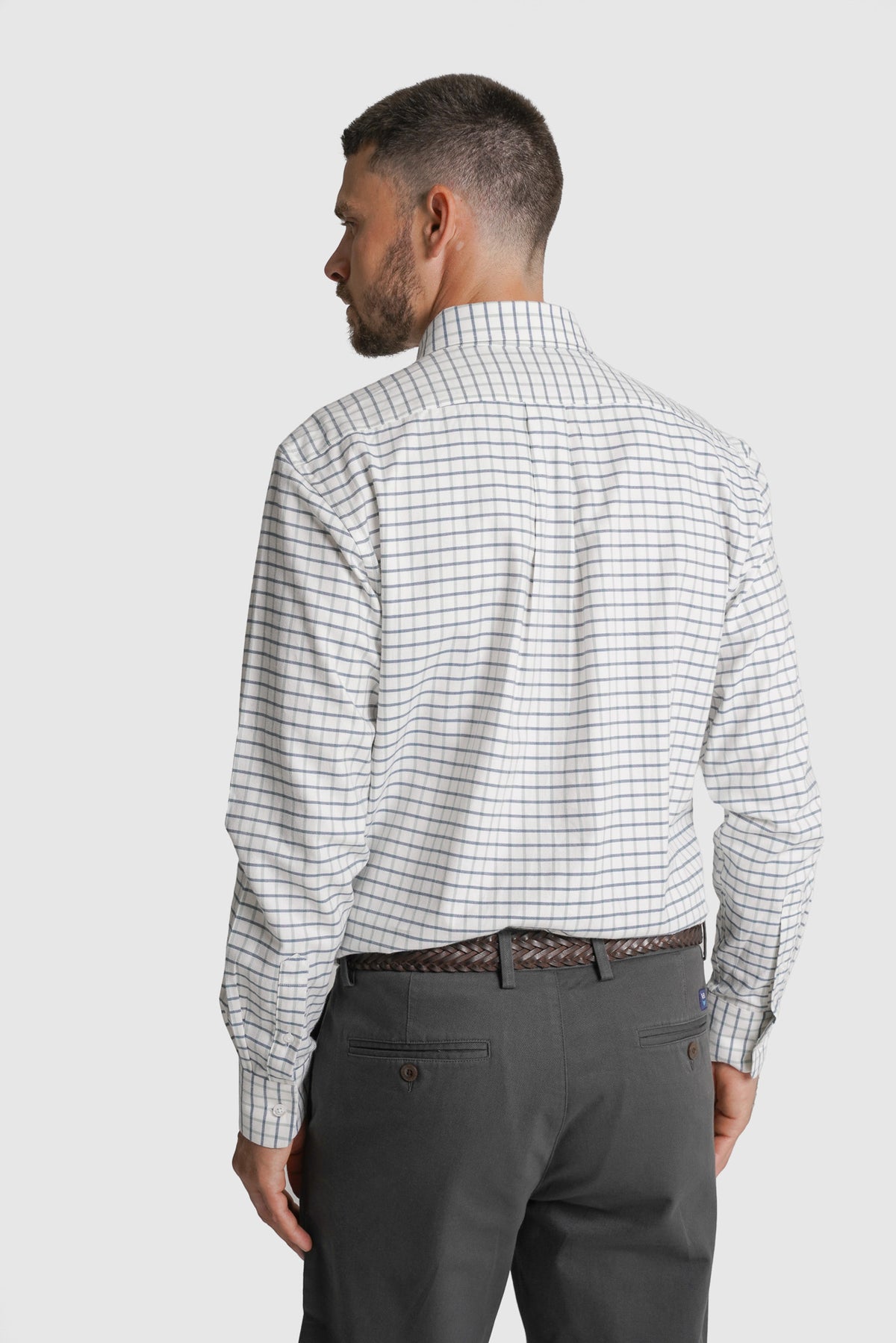 CAMISA FLANELA REGULAR FIT AZUL AO QUADRADO MR. BLUE