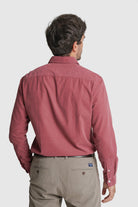 CAMISA BOMBAZINE TAILORED FIT ROSA LISA MR. BLUE