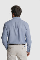 CAMISA ESTRUTURADA REGULAR FIT AZUL LISA MR. BLUE