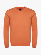 Pullover Caxemira Fino Laranja Mr. Blue