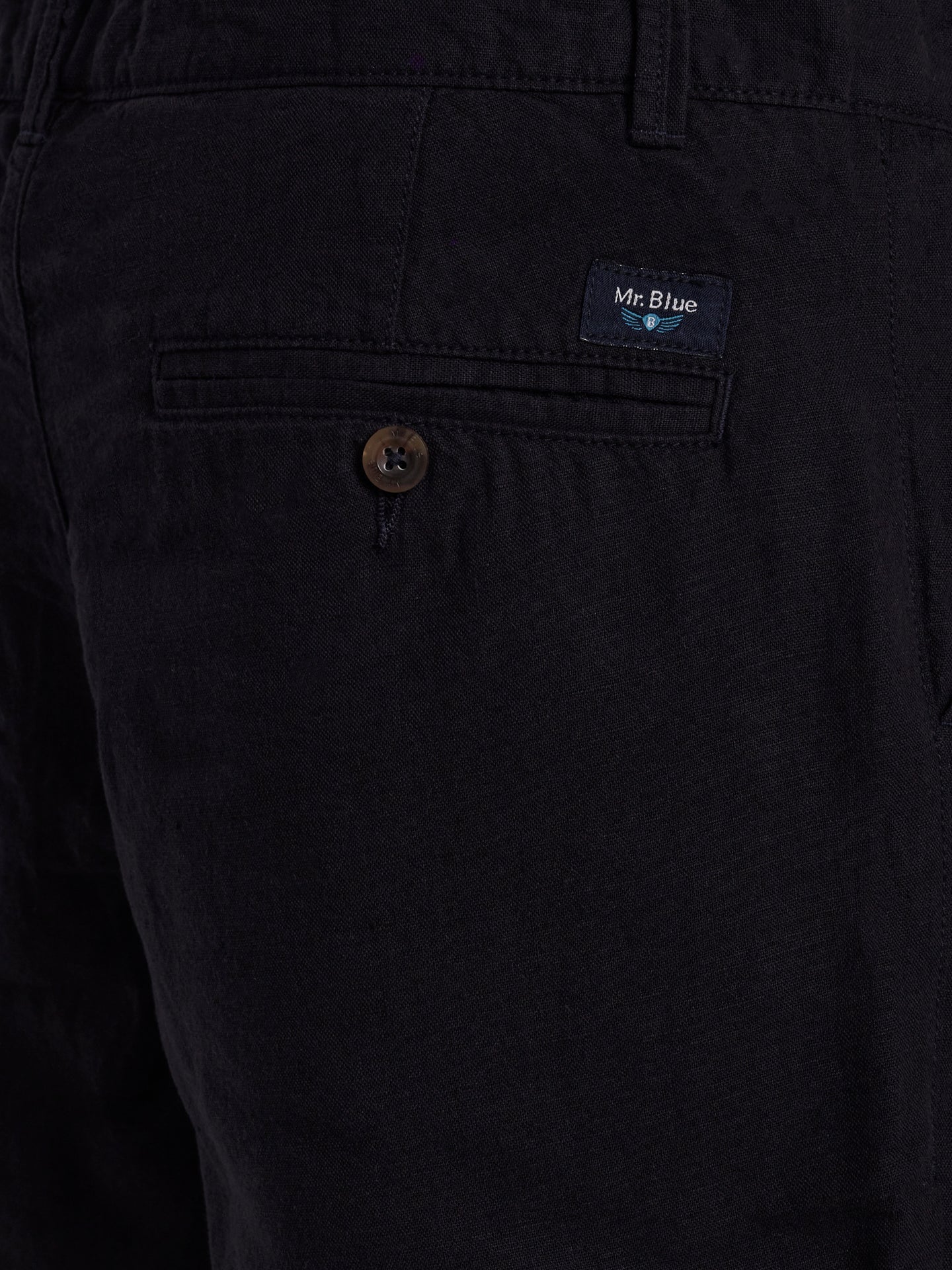 Pantalones cortos azules de corte regular Mr. Blue