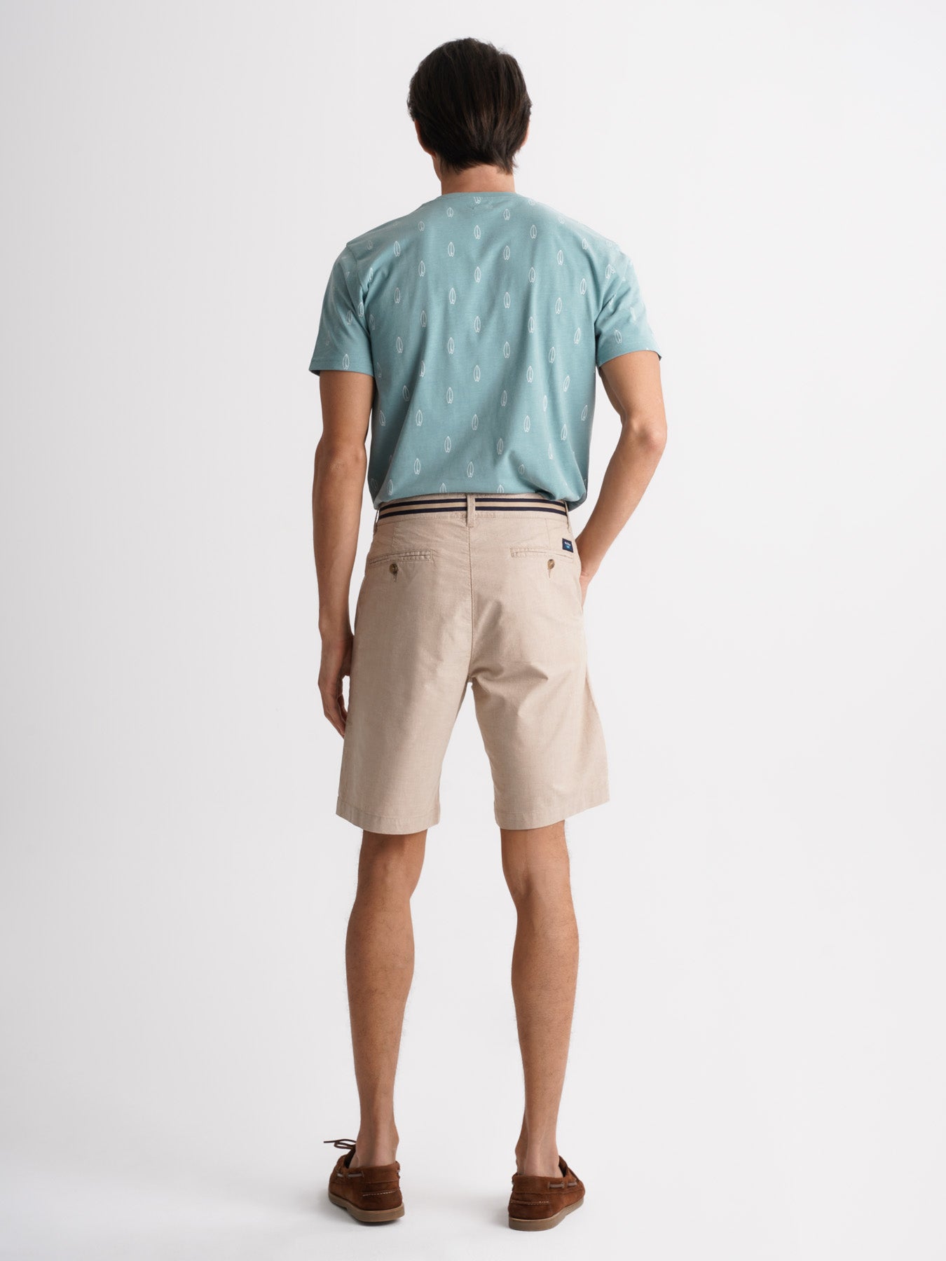 Regular Fit Beige Mr. Blue Shorts