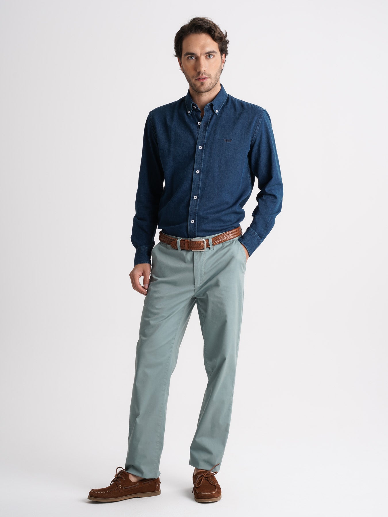 Mr. Blue Regular Fit Twill Chinos