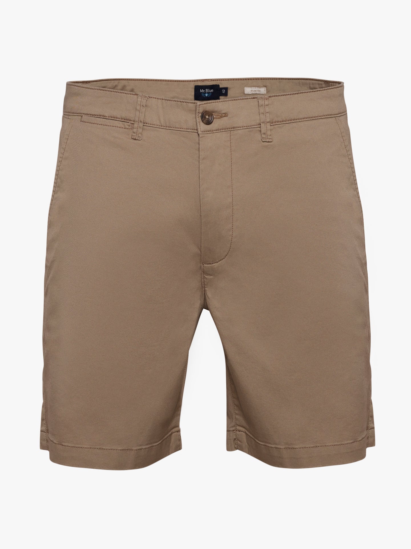 Slim Fit Beige Mr. Blue Shorts