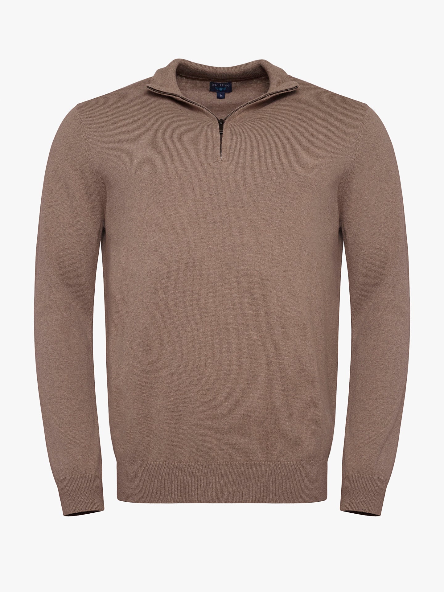 Mr. Blue Thin Brown Cashmere Pullover