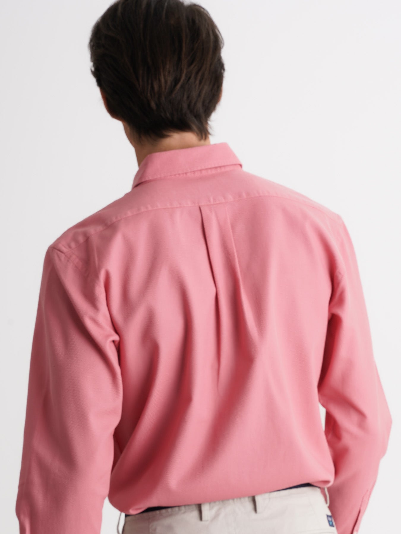 Camisa Regular Fit Estruturada Rosa Mr. Blue