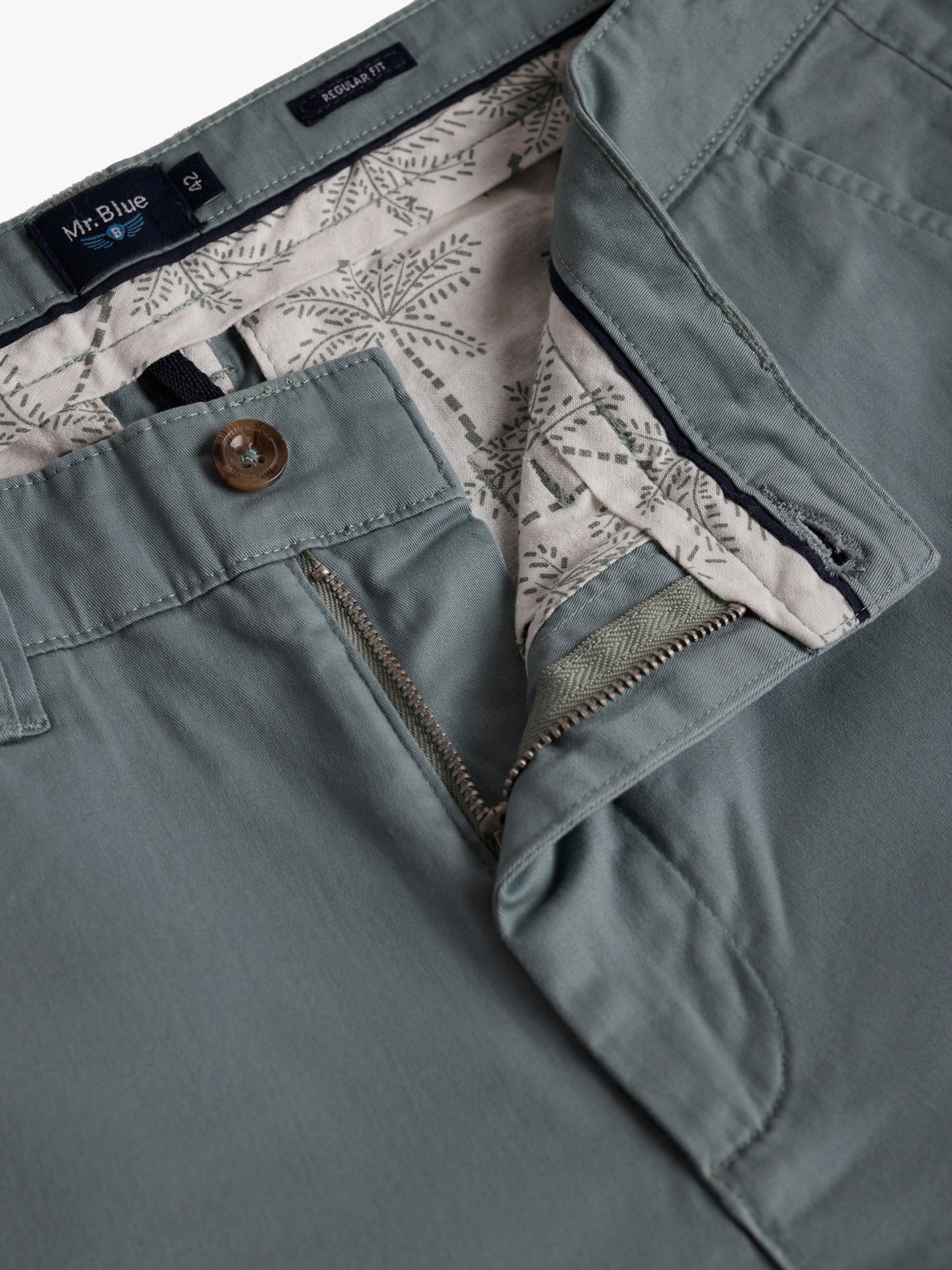 Mr. Blue Regular Fit Twill Chinos