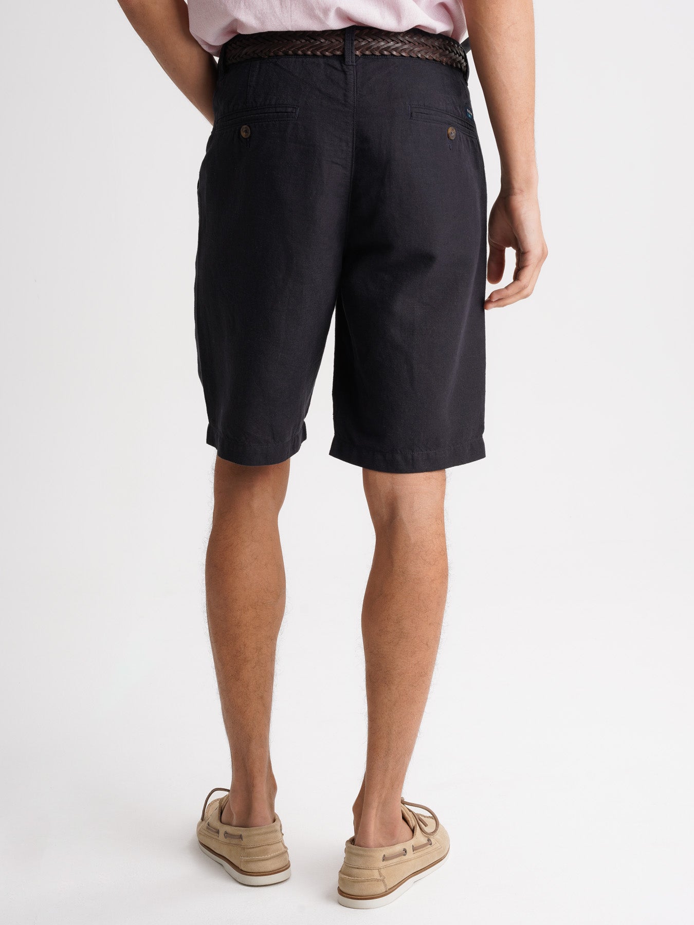Pantalones cortos azules de corte regular Mr. Blue