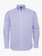 Camisa Regular Fit Popeline Azul Mr. Blue