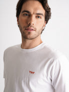 Camiseta Mr. Blue 100% Algodón Blanco