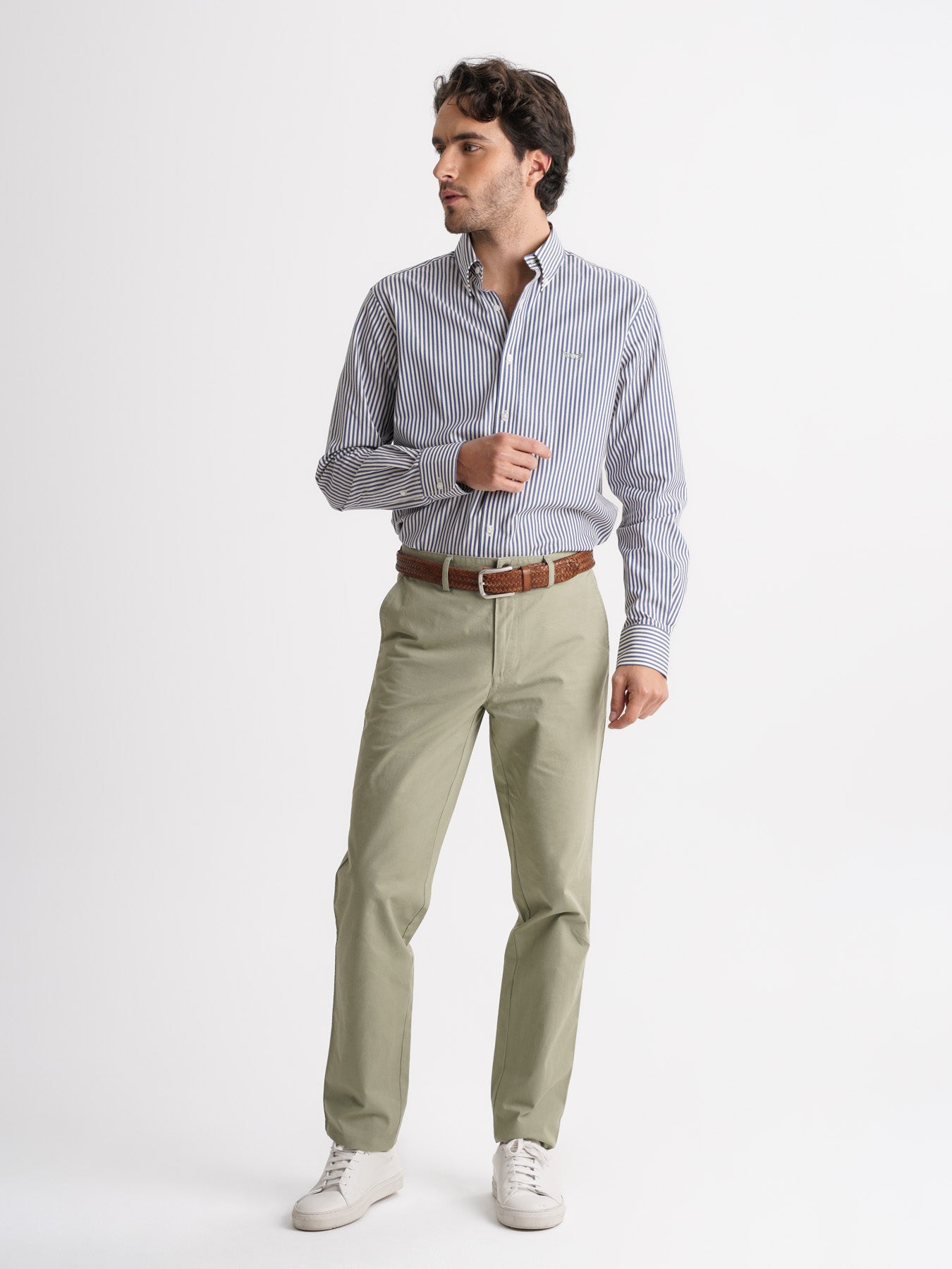 Mr. Blue Regular Fit Twill Chinos Pants