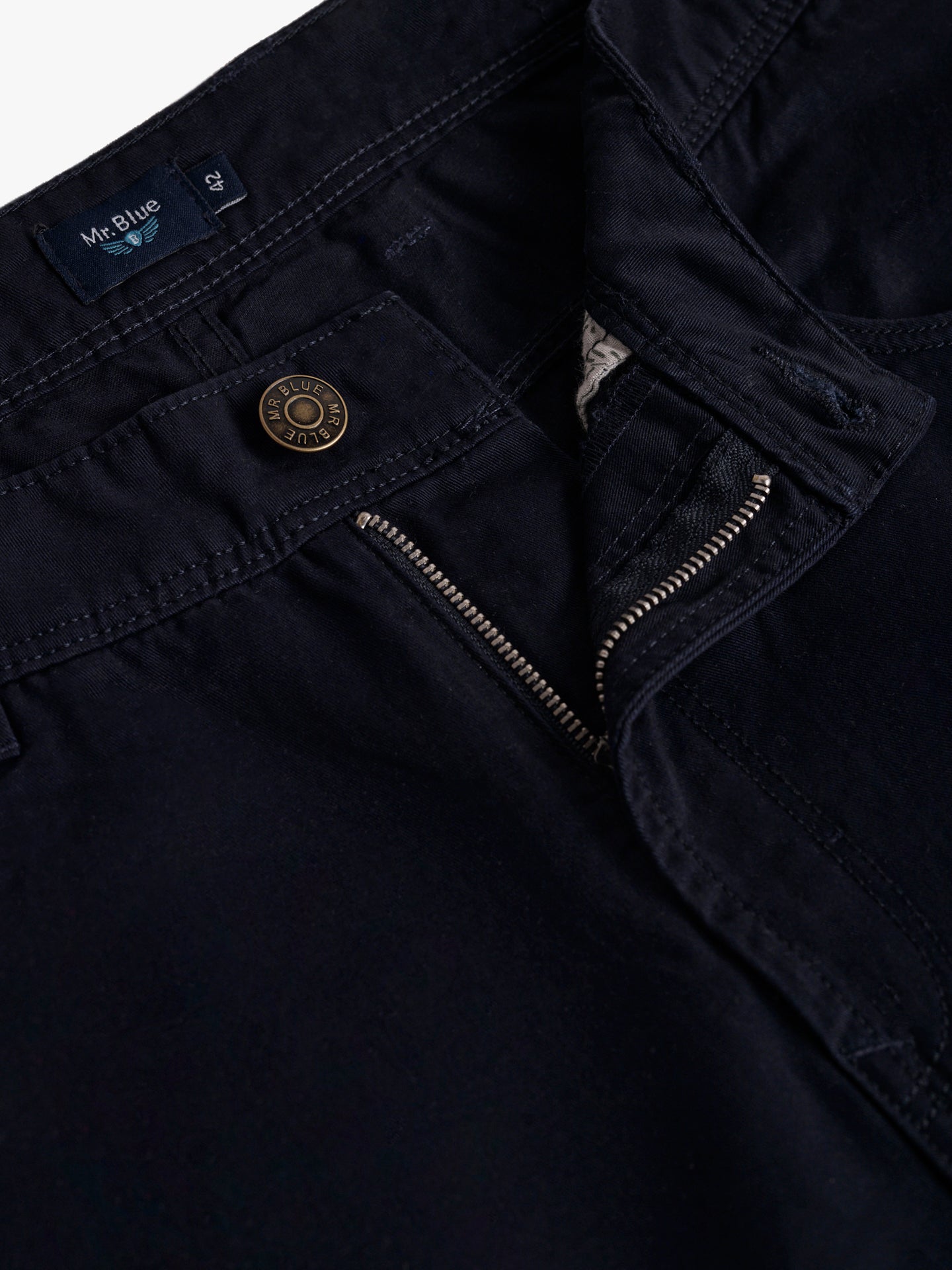 Mr. Blue Regular Fit Twill Chinos