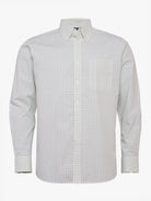 Camisa Regular Fit Fil-a-Fil Verde Mr. Blue