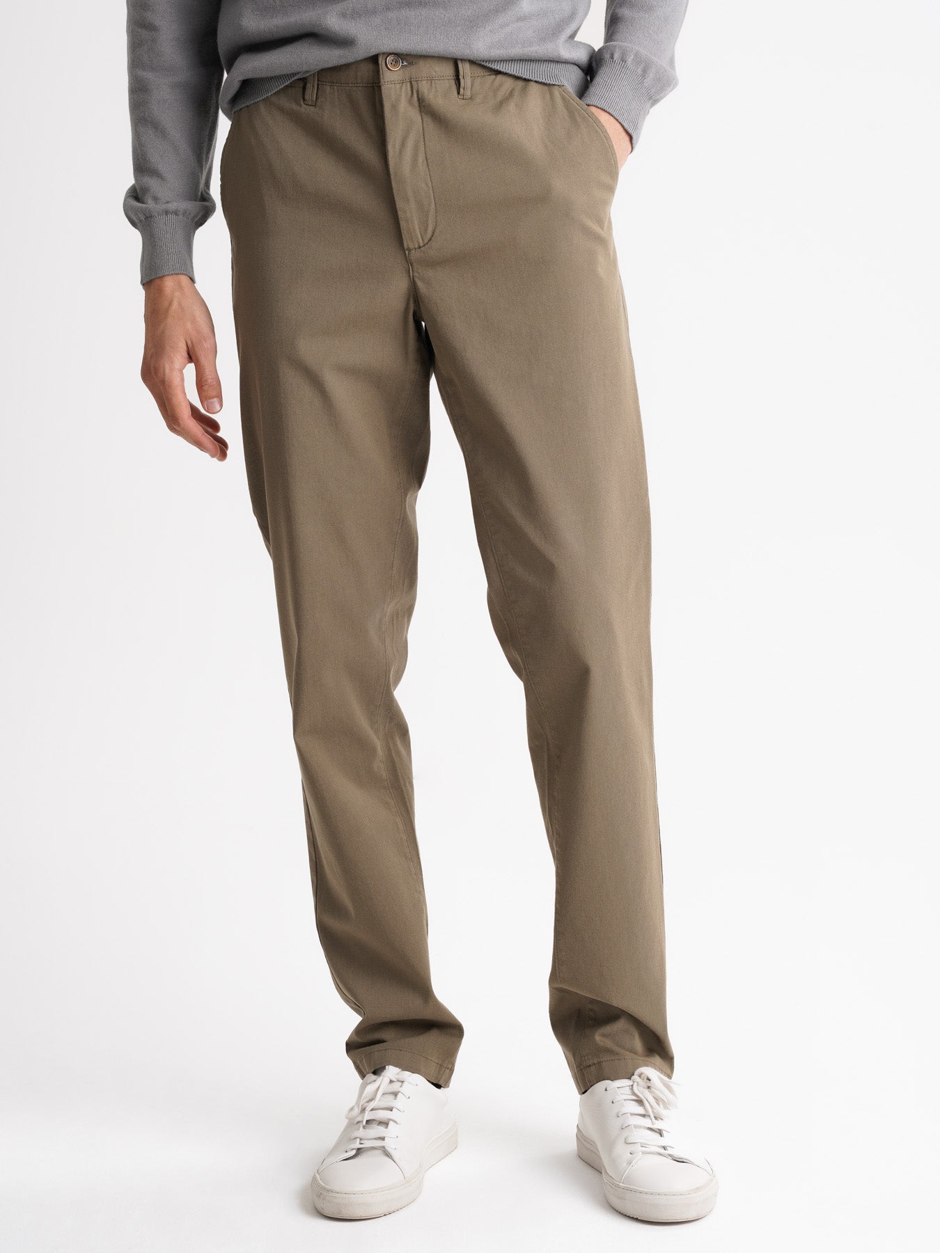 Pantalón chino azul de corte slim de Mr. Blue
