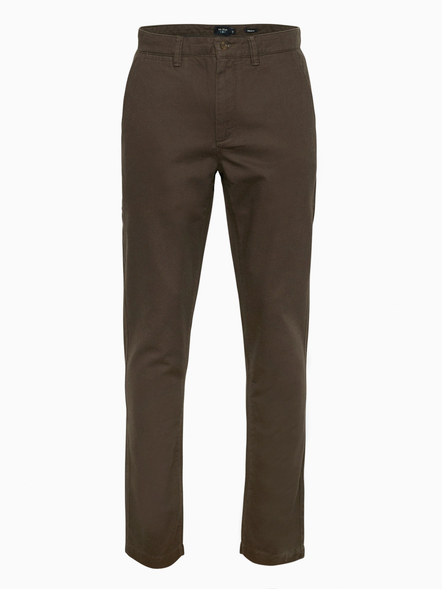 Pantalón chino azul de corte slim de Mr. Blue