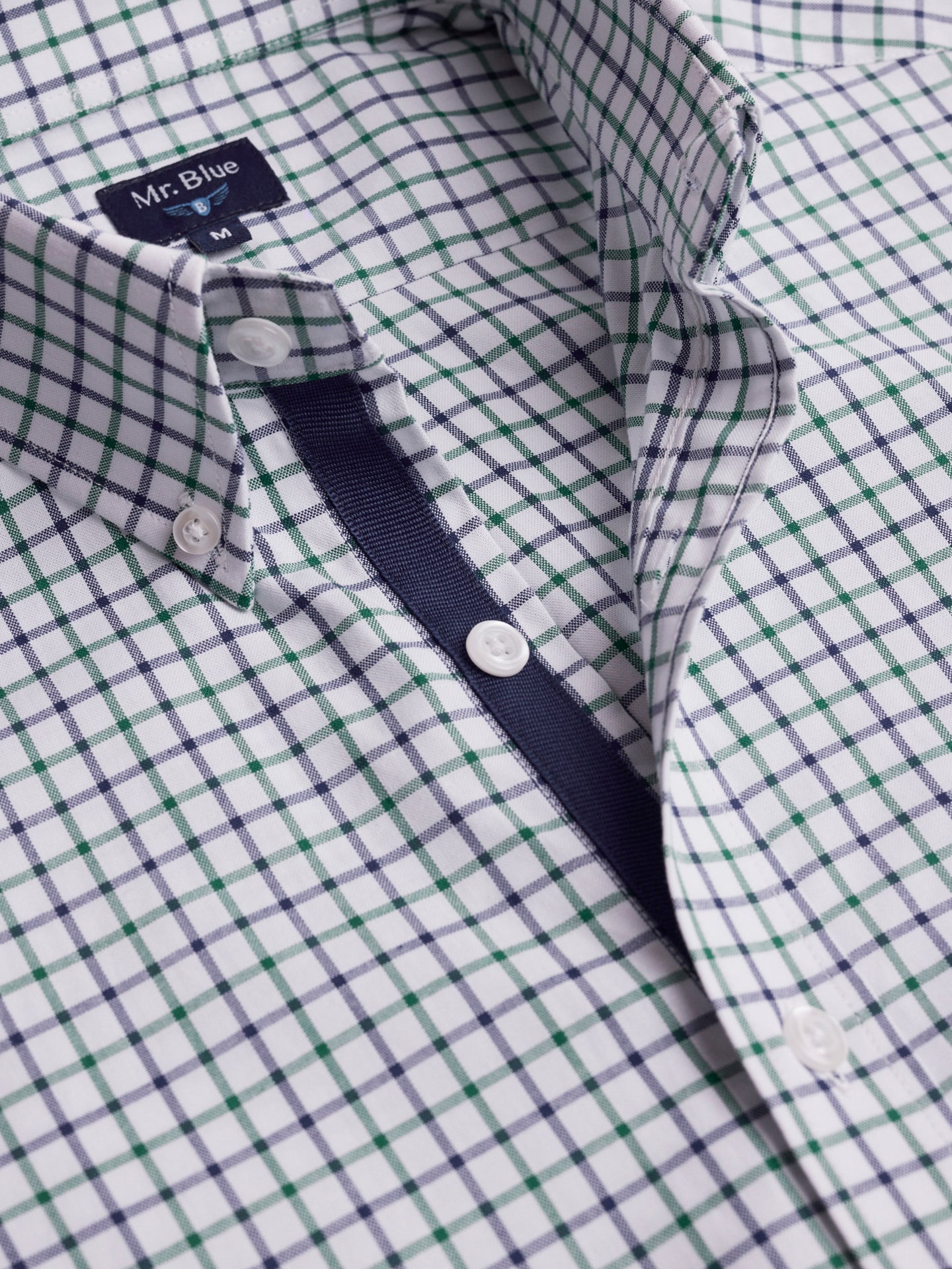 Mr. Blue Regular Fit Oxford Blue Shirt