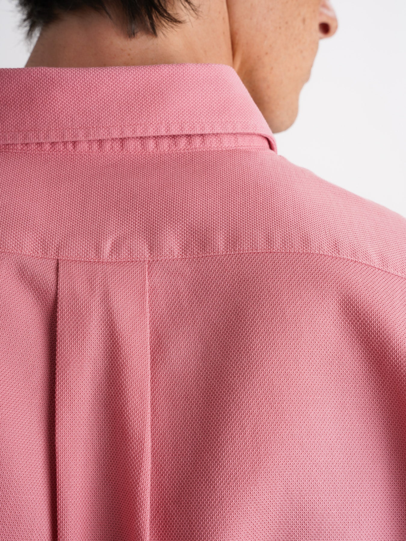 Camisa Regular Fit Estruturada Rosa Mr. Blue