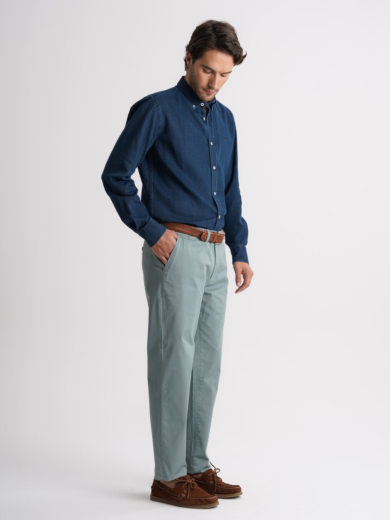 Mr. Blue Regular Fit Twill Chinos