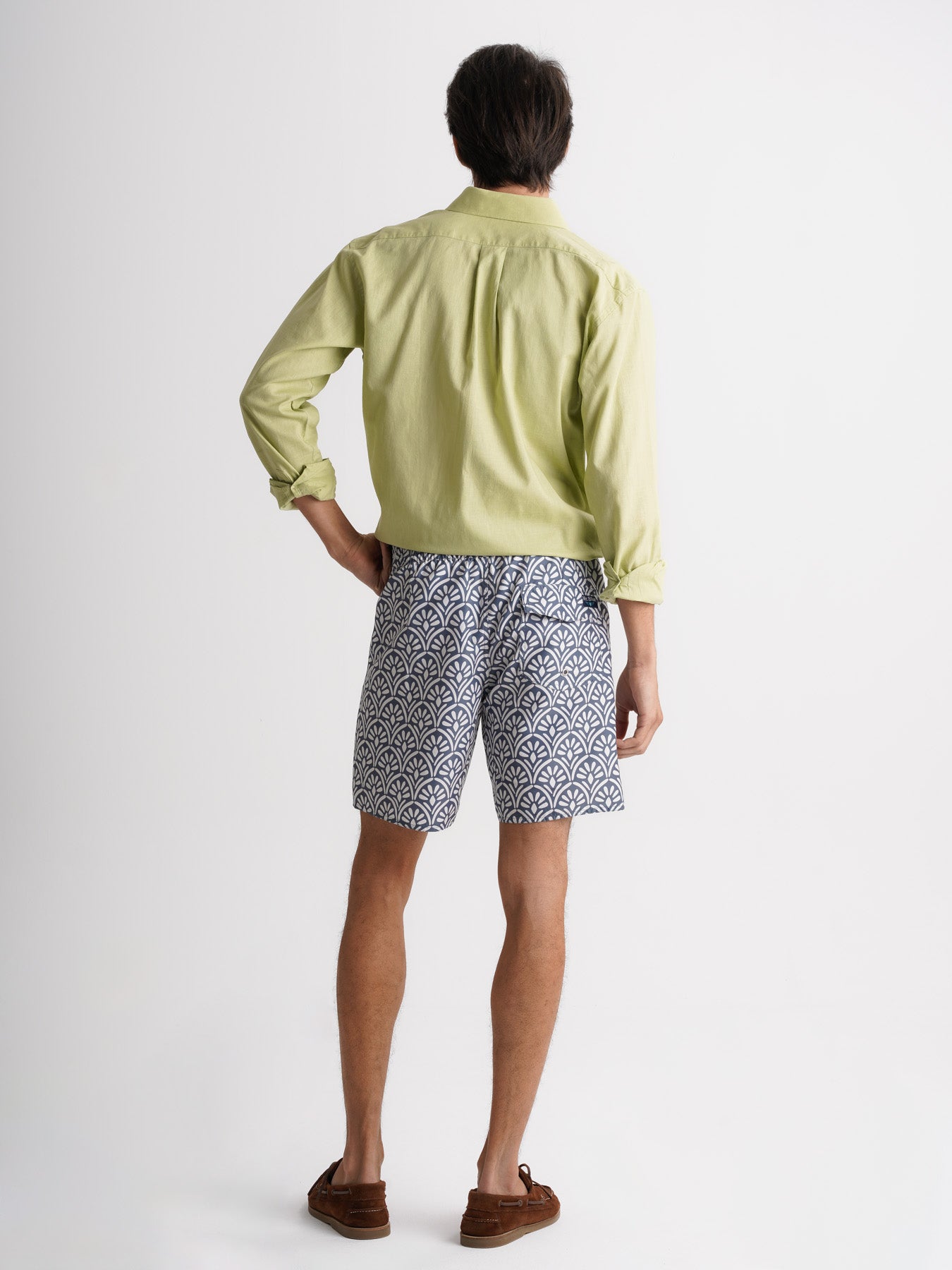 Mr. Blue Gray Surfer Swimsuit