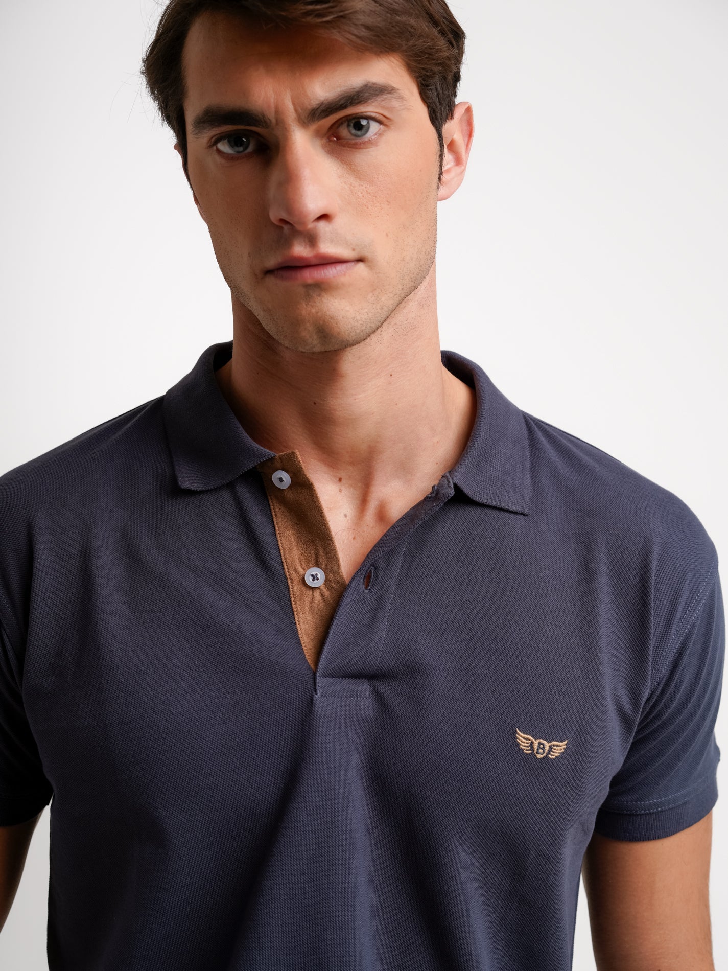 Mr. Blue Regular Fit Piquet Polo Shirt
