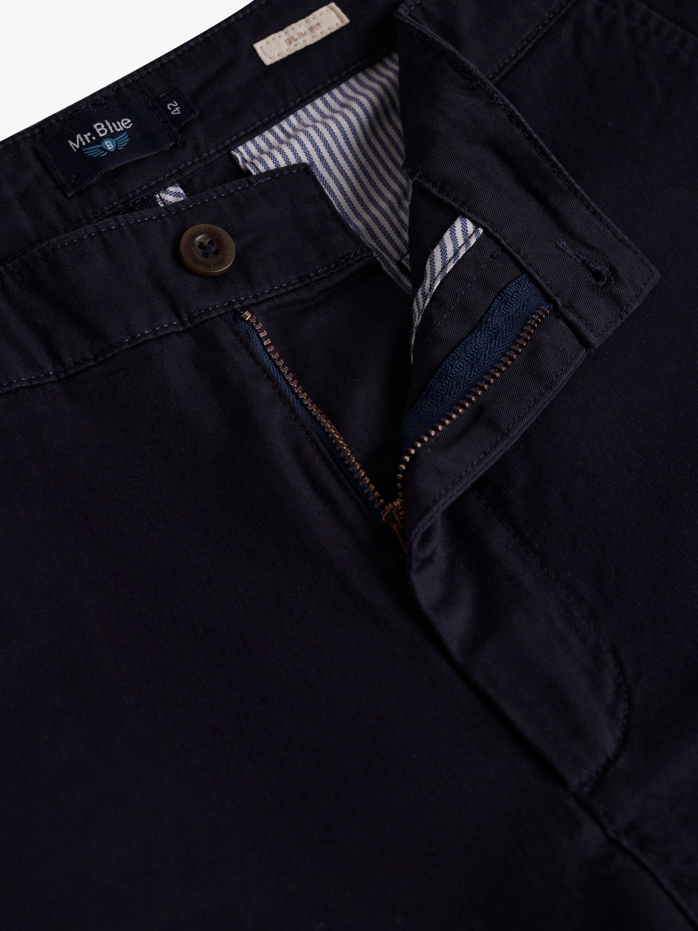 Mr. Blue Slim Fit Blue Shorts