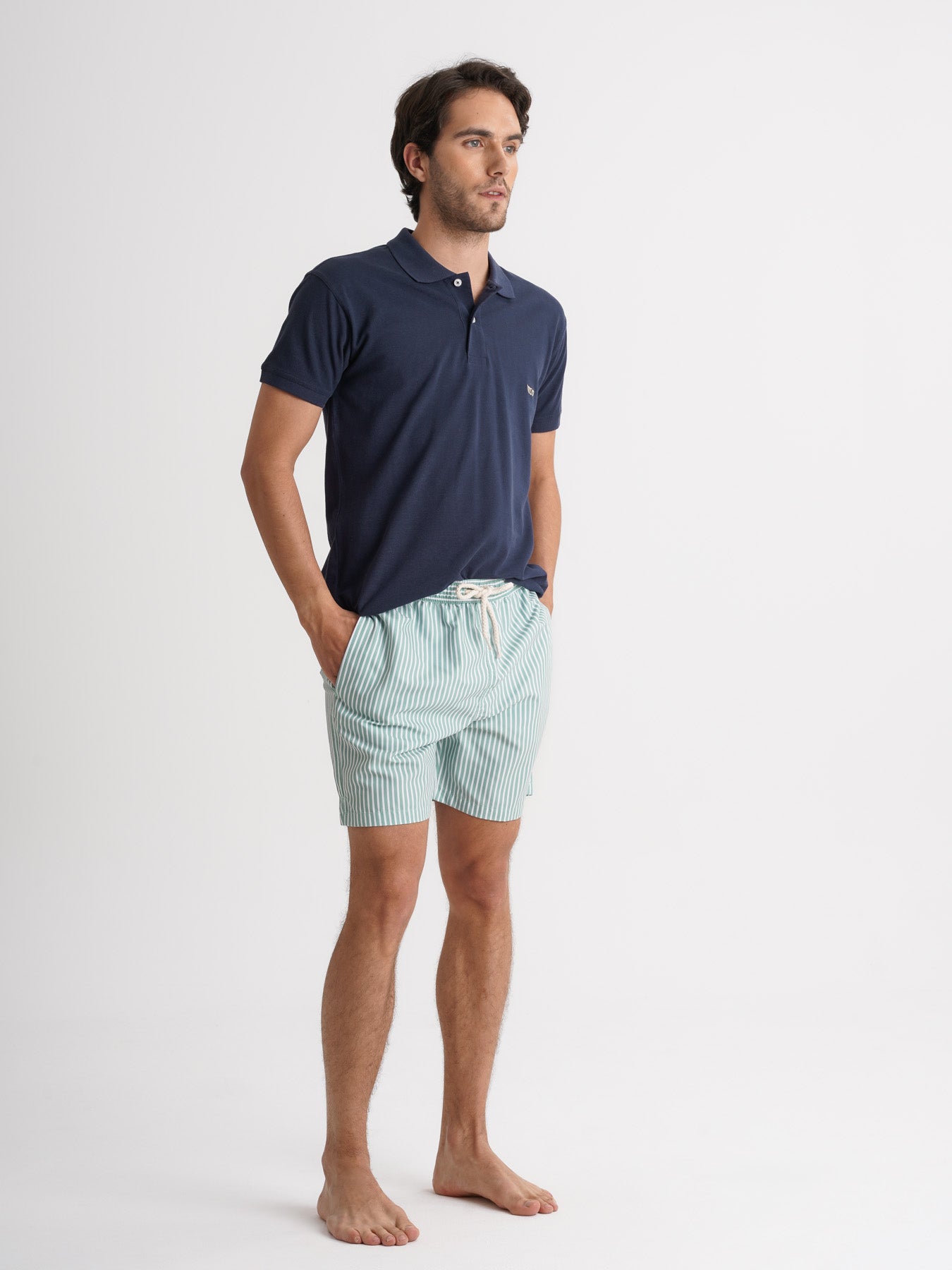Mr. Blue Classic Green Swimsuit