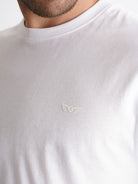 Camiseta Mr. Blue 100% Algodón Blanco