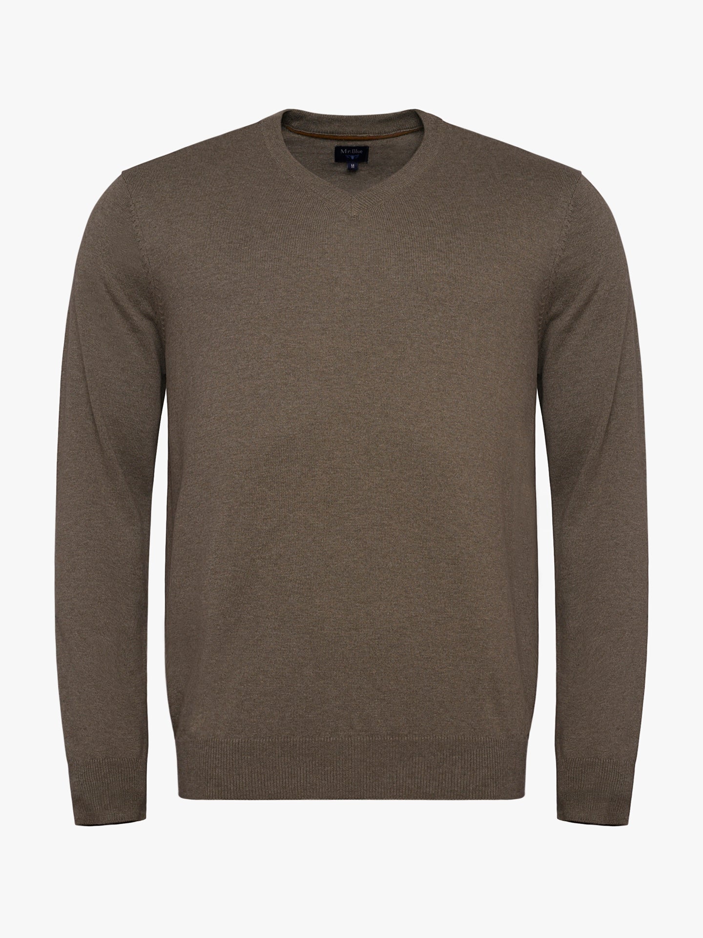 Mr. Blue Thin Green Cashmere Pullover