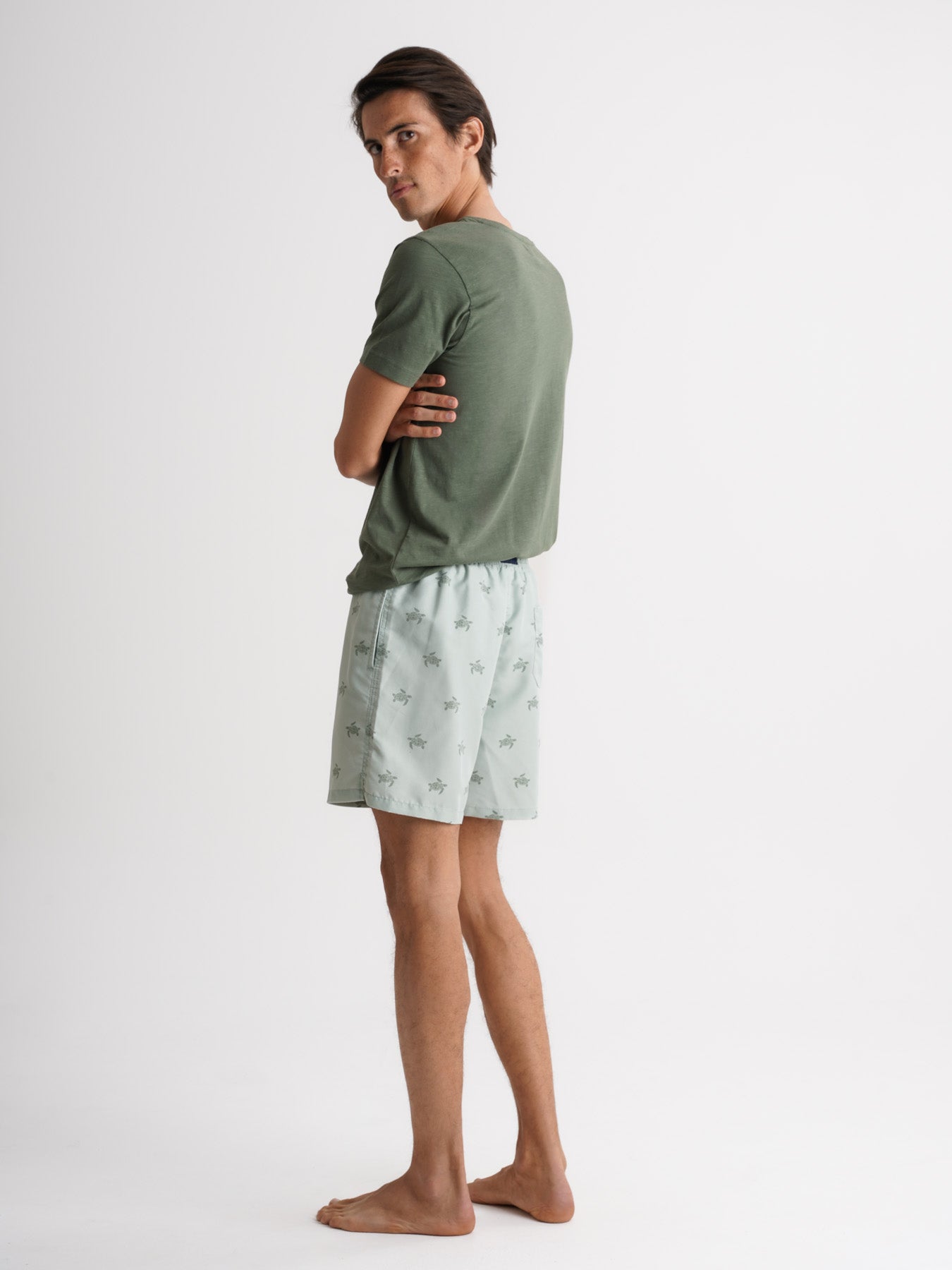 Mr. Blue Classic Green Swimsuit