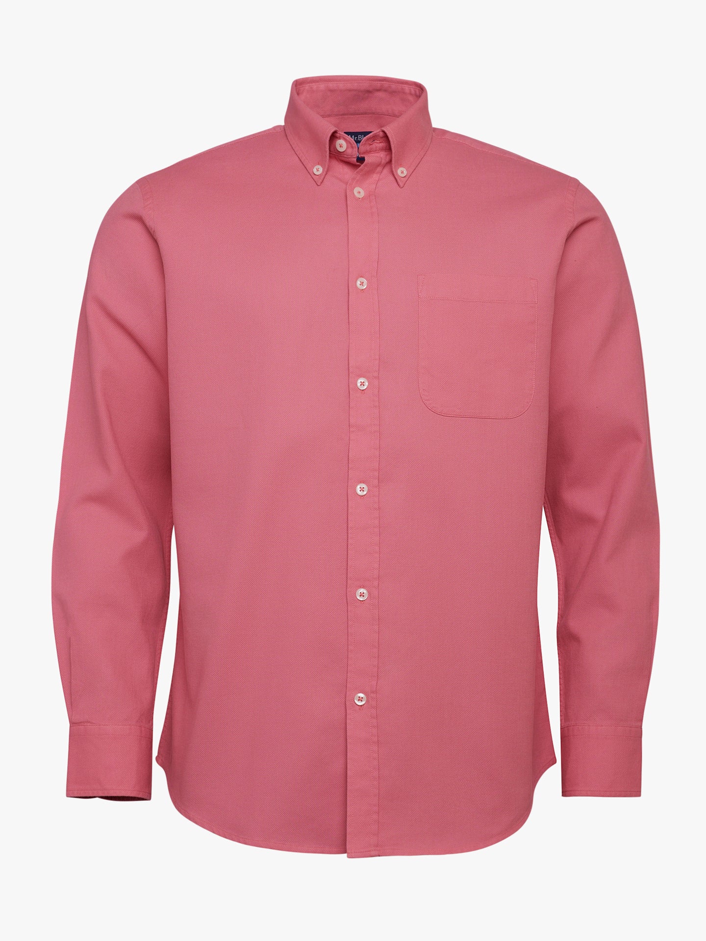 Camisa Regular Fit Estruturada Rosa Mr. Blue